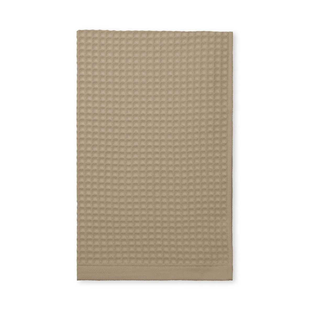 Elvang Denmark Serviette Waffle 50x70 cm Taupe | Design Scandinave | Serviettes de bain | Marron