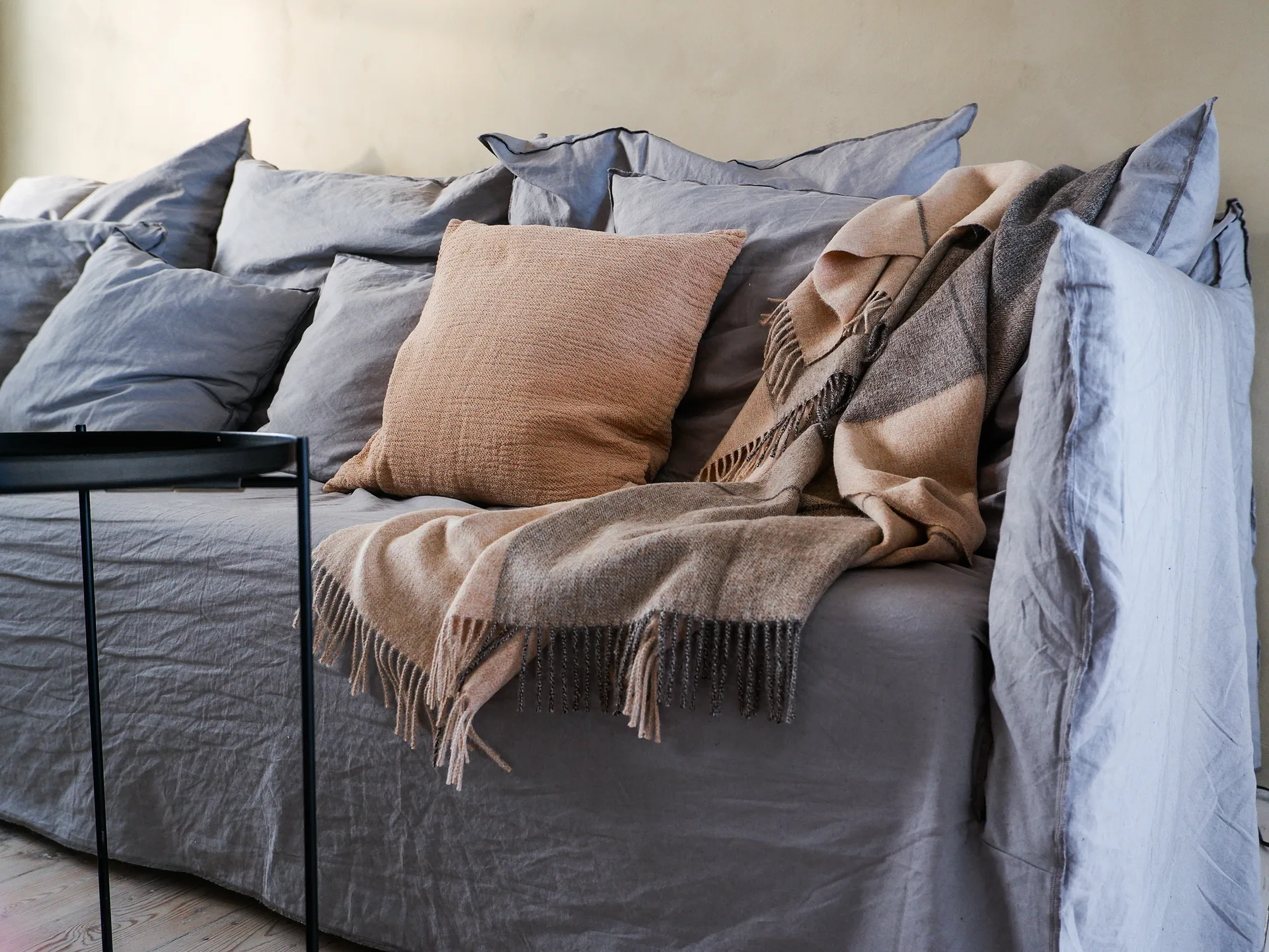 Taie Thyme 50x50 cm, beige Elvang Denmark