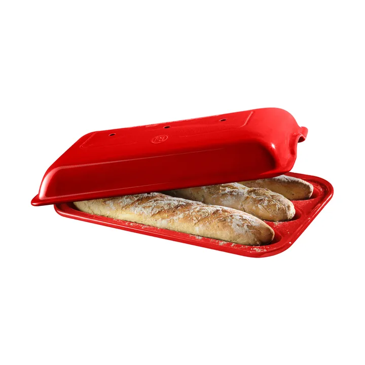 Moule à baguette Emile Henry - Rouge - Emile Henry