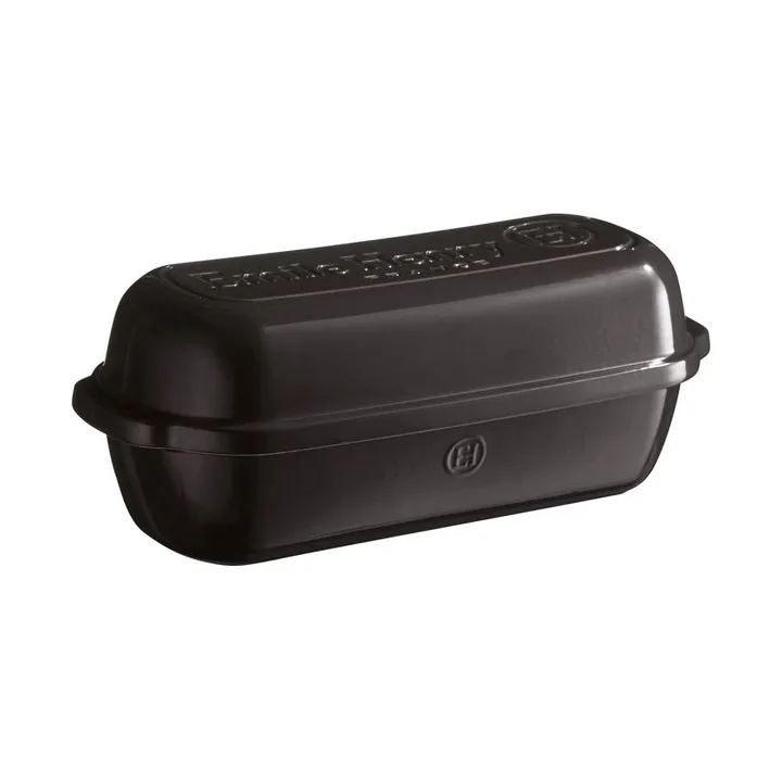 Moule à pain Emile Henry - Noir, rectangulaire 4,5 L - Emile Henry