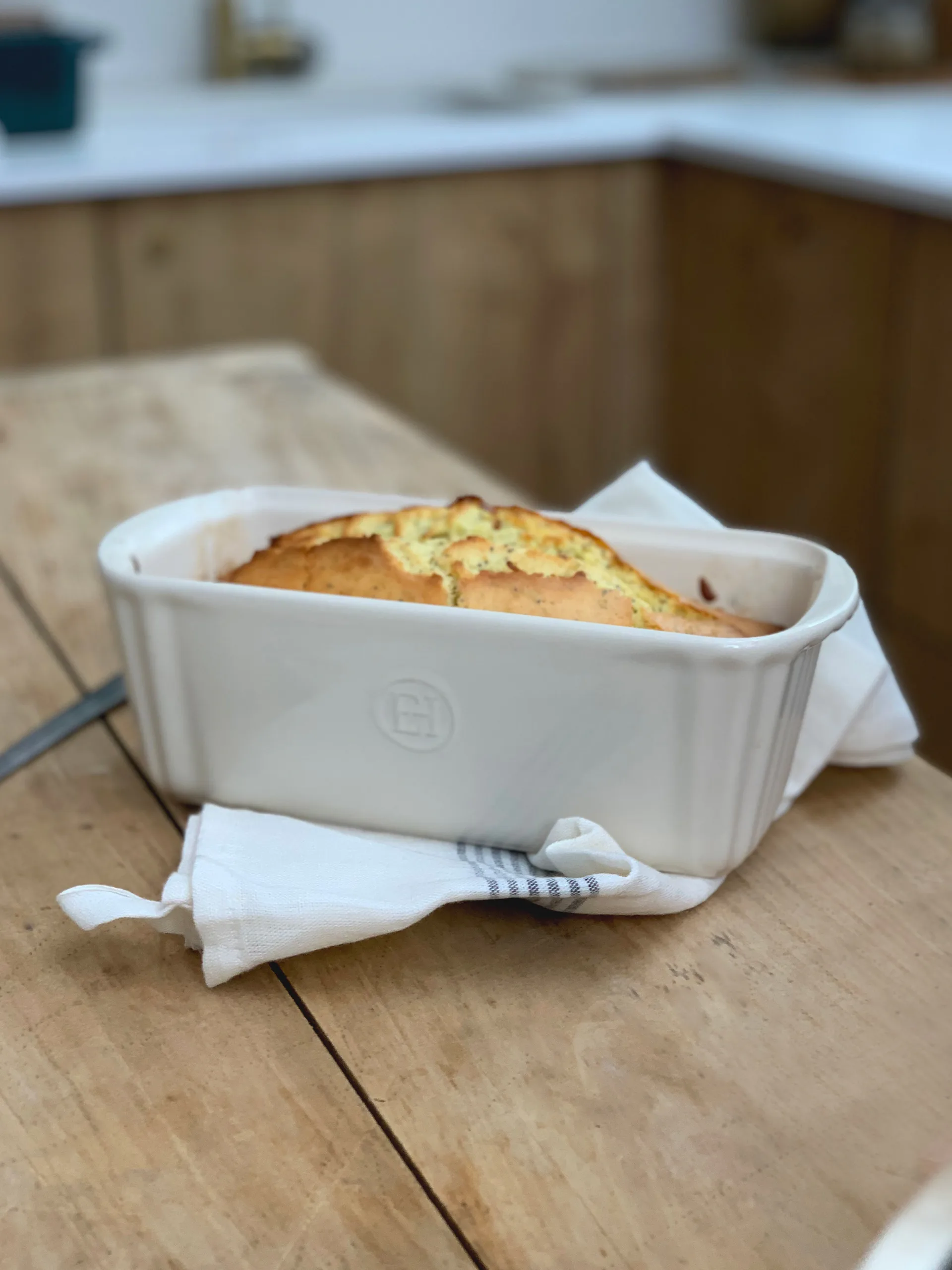 Moule à pâtisserie Emile Henry 1,8 L, Crème Emile Henry