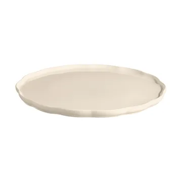 Plat de service Emile Henry Madeleine - Cream, rond - Emile Henry