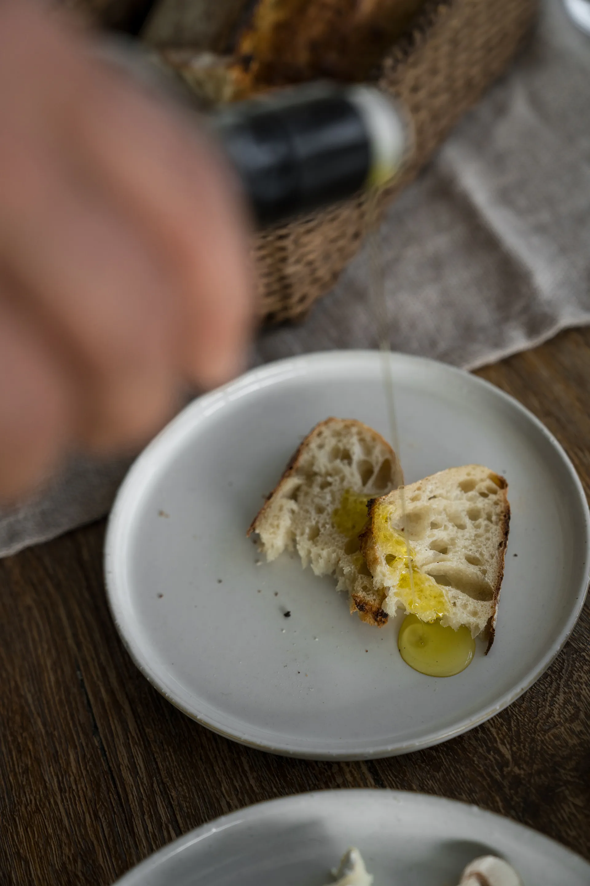 Assiette Ernst Ø24,5 cm, Naturel blanc ERNST