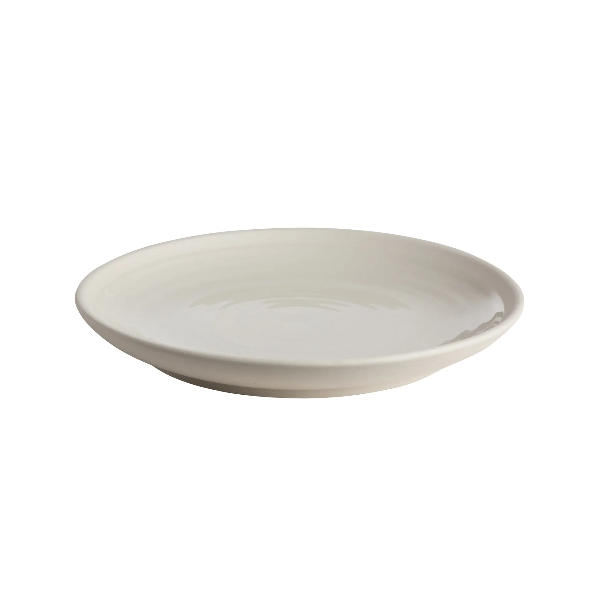 Assiette Ernst en grès 21 cm, blanc ERNST