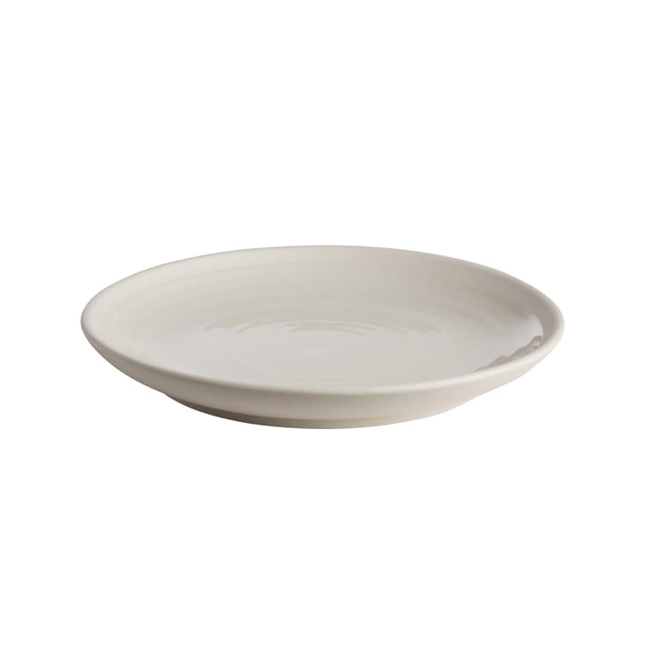 Assiette Ernst en grès 21 cm - blanc - ERNST