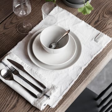 Assiette Ernst en grès 21 cm - blanc - ERNST