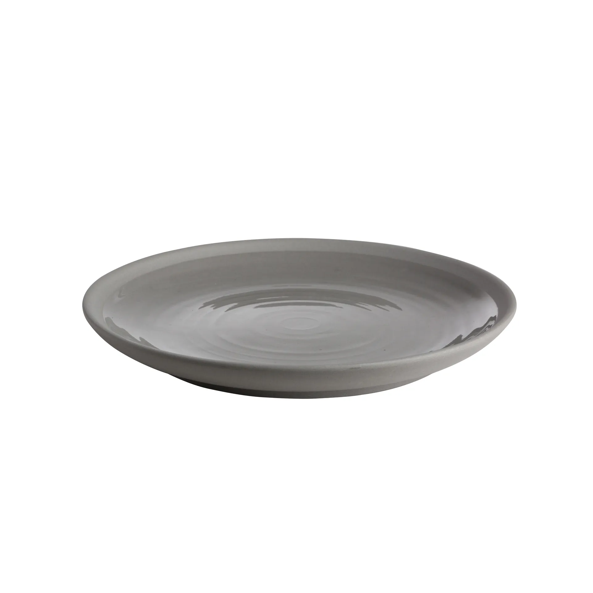 Assiette Ernst en grès 21 cm, gris ERNST