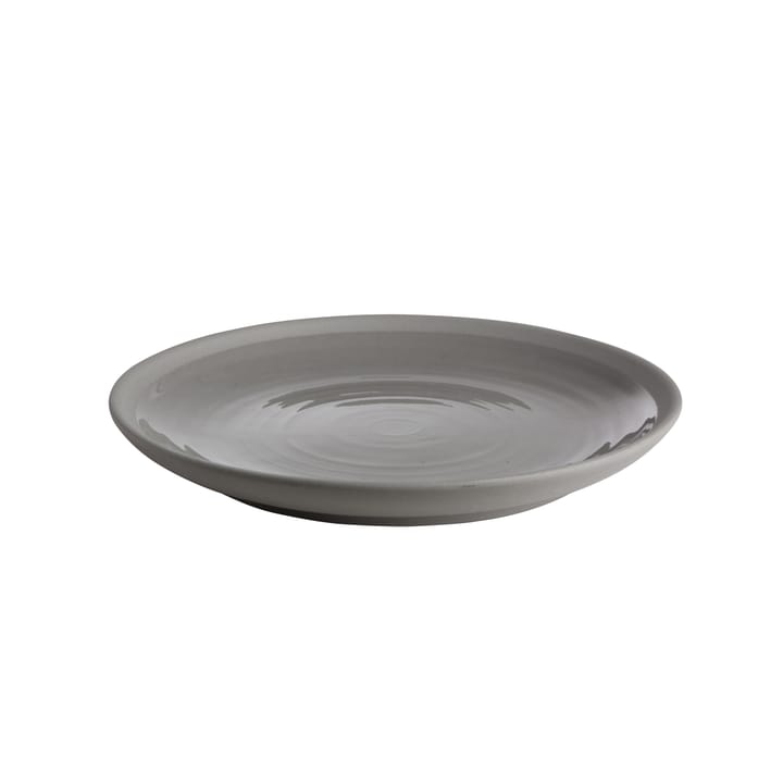 Assiette Ernst en grès 21 cm - gris - ERNST