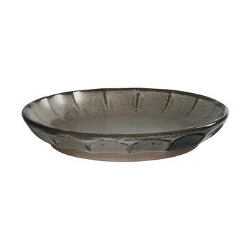 Assiette Ernst en grès - Gris-naturel, Ø17x3 cm - ERNST