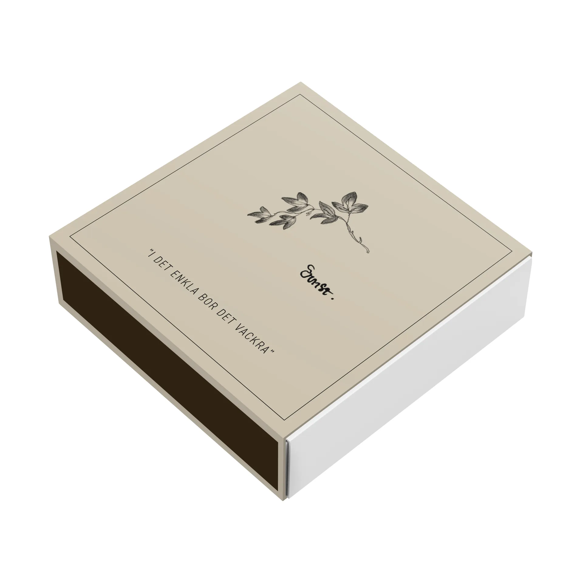 Boîte d’allumettes Ernst 11x11 cm, Branche ERNST