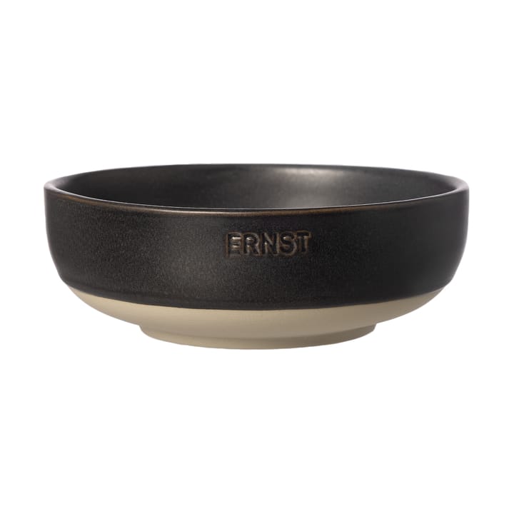 Bol Ernst - Base mat noir-nature Ø14 cm - ERNST