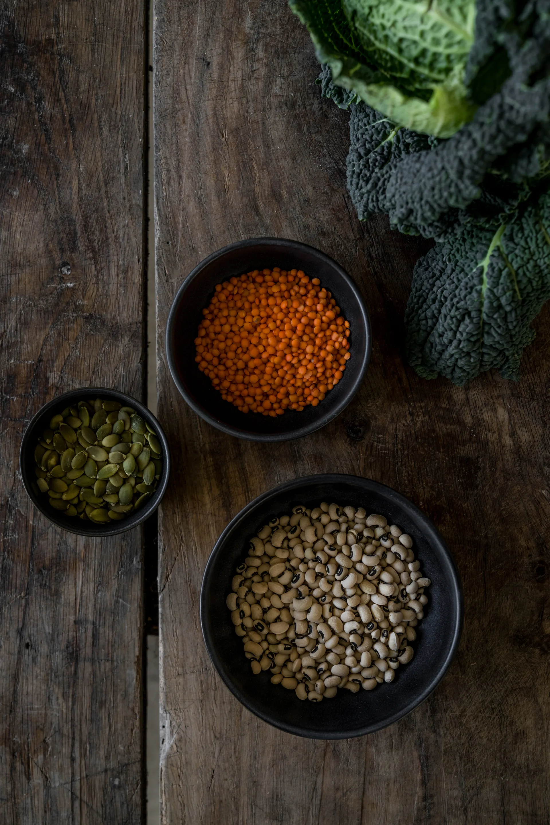 Bol Ernst, Base mat noir-nature Ø14 cm ERNST