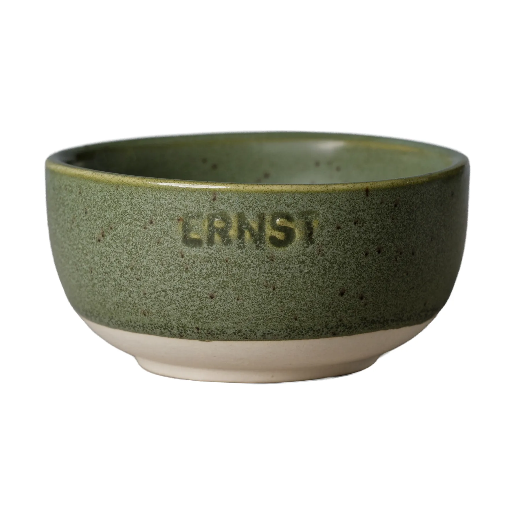 Bol Ernst, Base vert-naturel, Ø8 cm ERNST