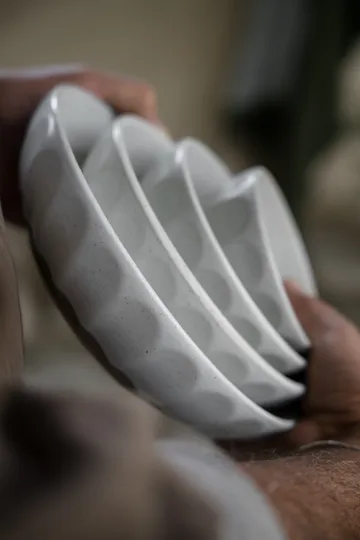 Bol Ernst en grès - Blanc-naturel, Ø16 cm - ERNST