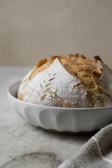 Bol Ernst en grès - Blanc-naturel, Ø24 cm - ERNST