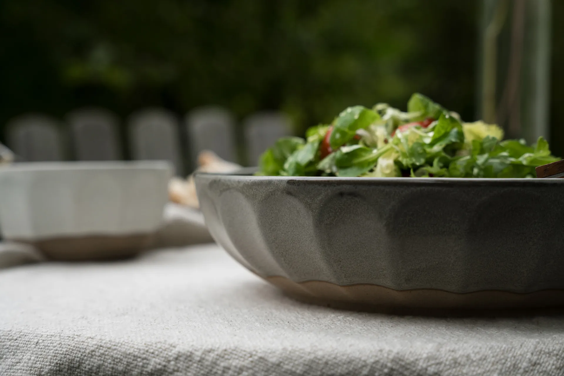 Bol Ernst en grès, Gris-naturel, Ø24 cm ERNST