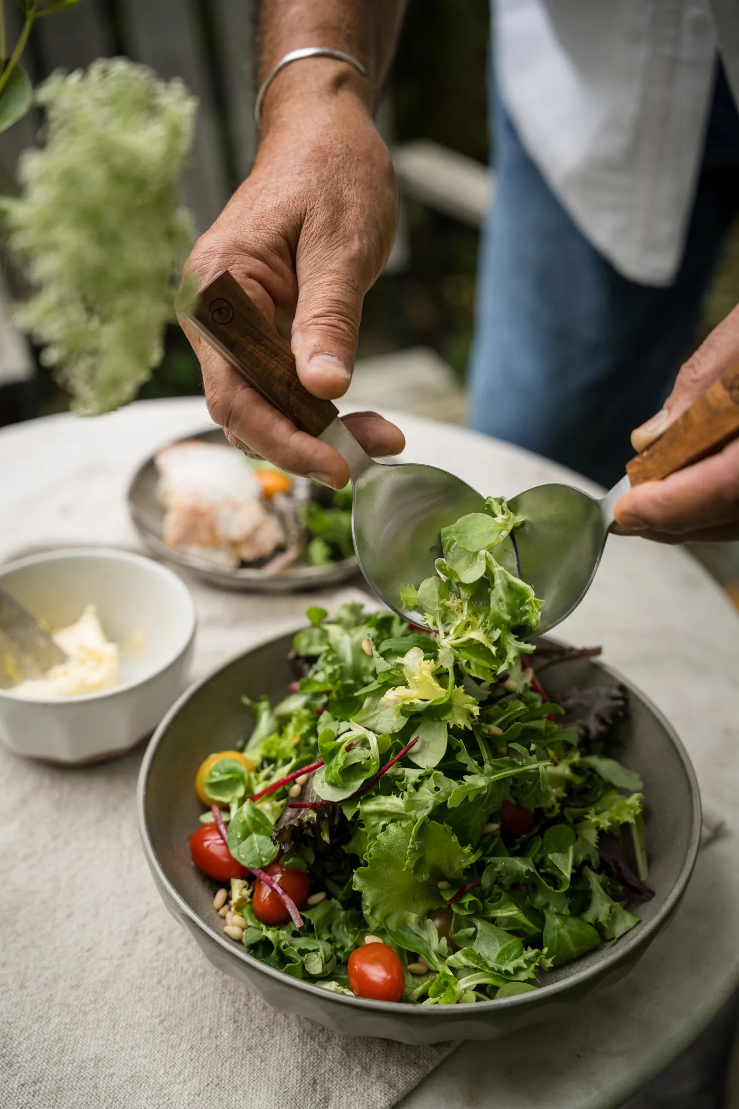 Bol Ernst en grès, Gris-naturel, Ø24 cm ERNST