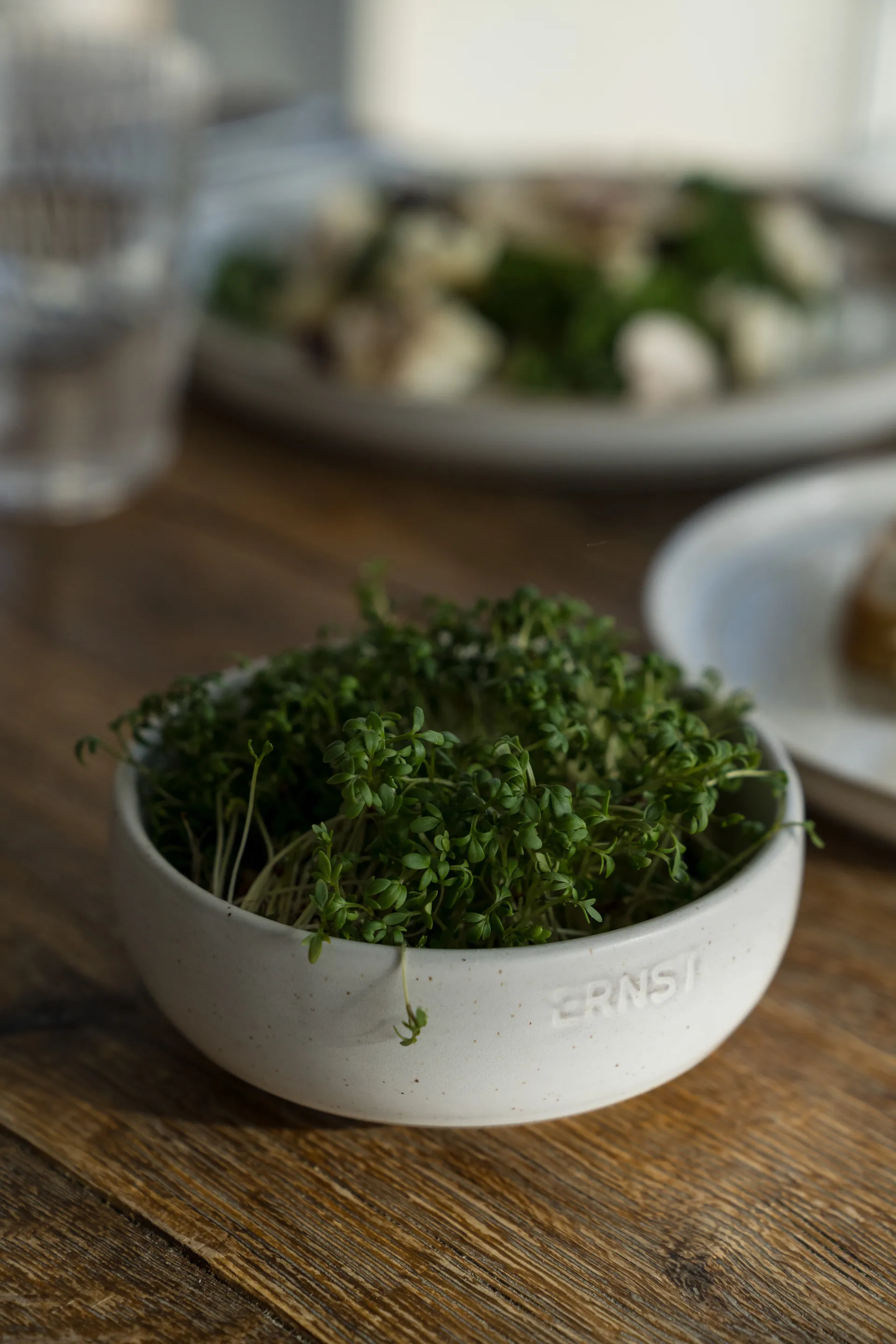 Bol Ernst, Fond blanc-nature, Ø11 cm ERNST