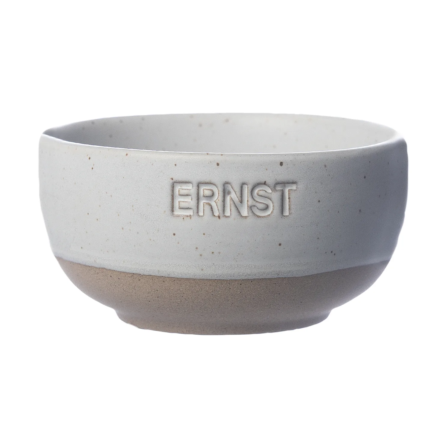 Bol Ernst, Fond blanc-naturel, Ø8 cm ERNST