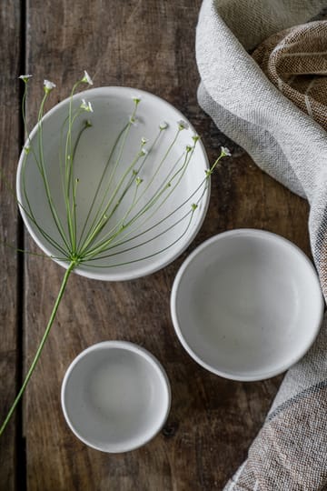 Bol Ernst - Fond blanc-naturel, Ø8 cm - ERNST