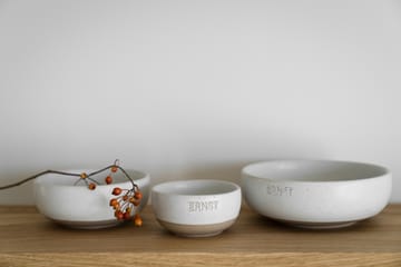Bol Ernst - Fond blanc-naturel, Ø8 cm - ERNST