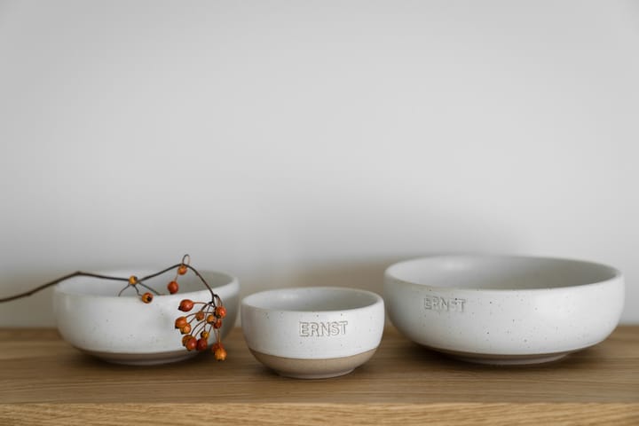 Bol Ernst, Fond blanc-naturel, Ø8 cm ERNST