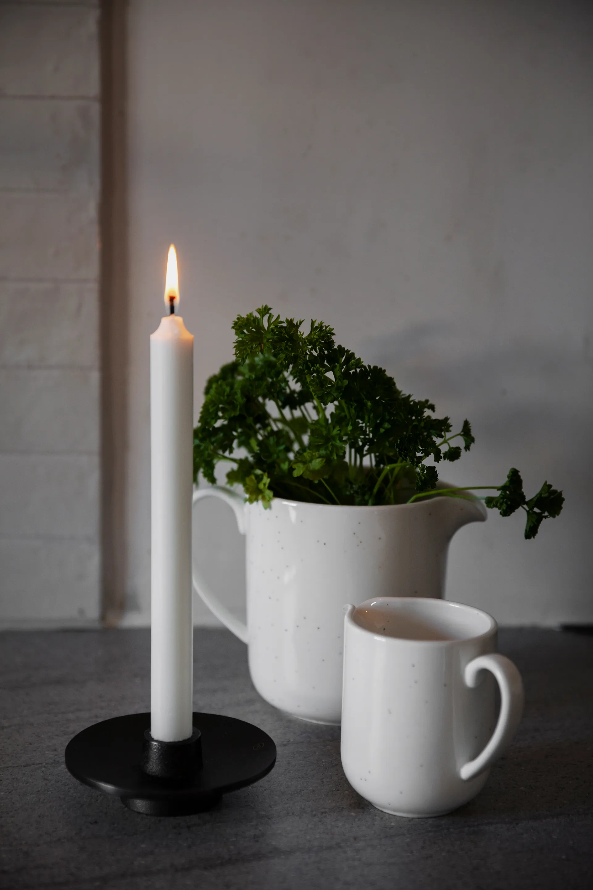 Bouegoir Ernst en aluminium Ø12 cm, Noir ERNST