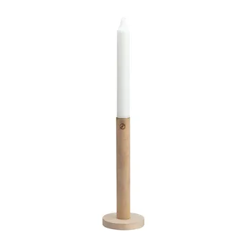 Bougeoir en bois Ernst 20 cm - Nature - ERNST