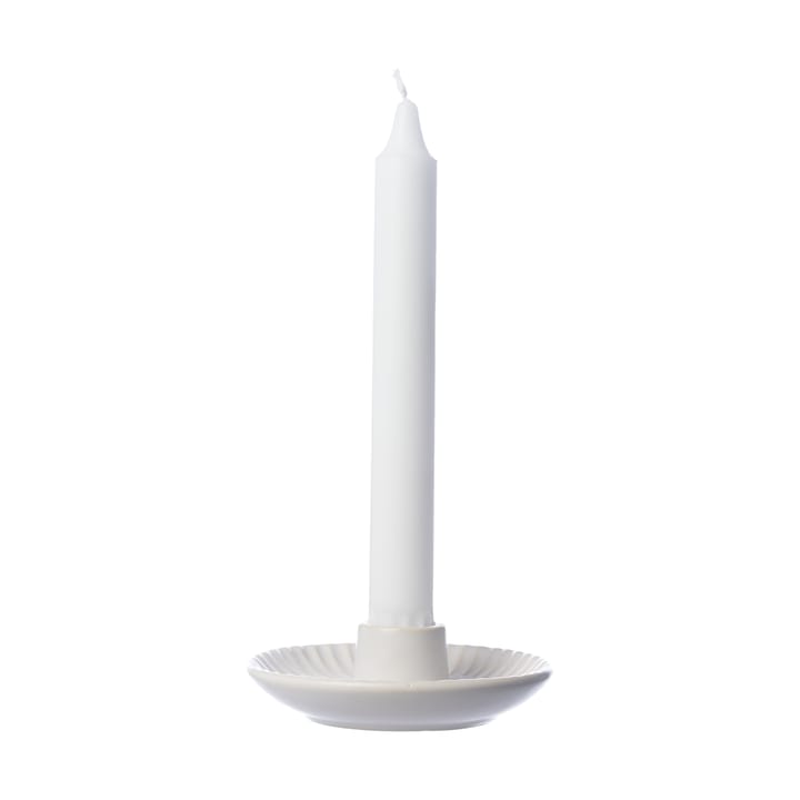 Bougeoir Ernst Ø10,5x3,5 cm - Blanc - ERNST