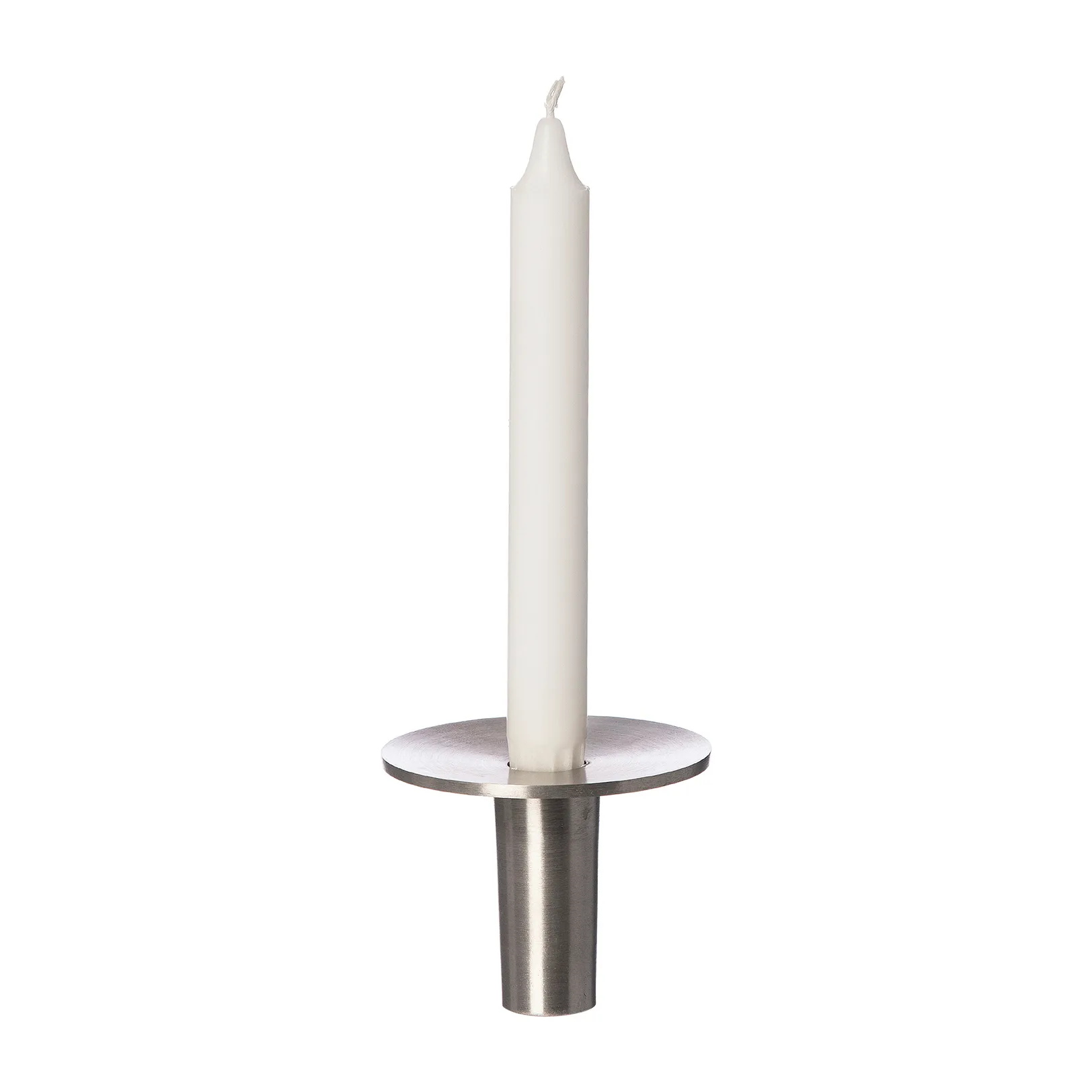 Bougeoir Ernst Aluminium brossé Ø9,2 cm, 7 cm ERNST