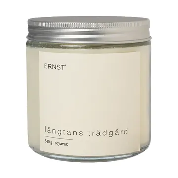 Bougie parfumée en verre à couvercle Ernst Ø9 cm - Le jardin du désir - ERNST