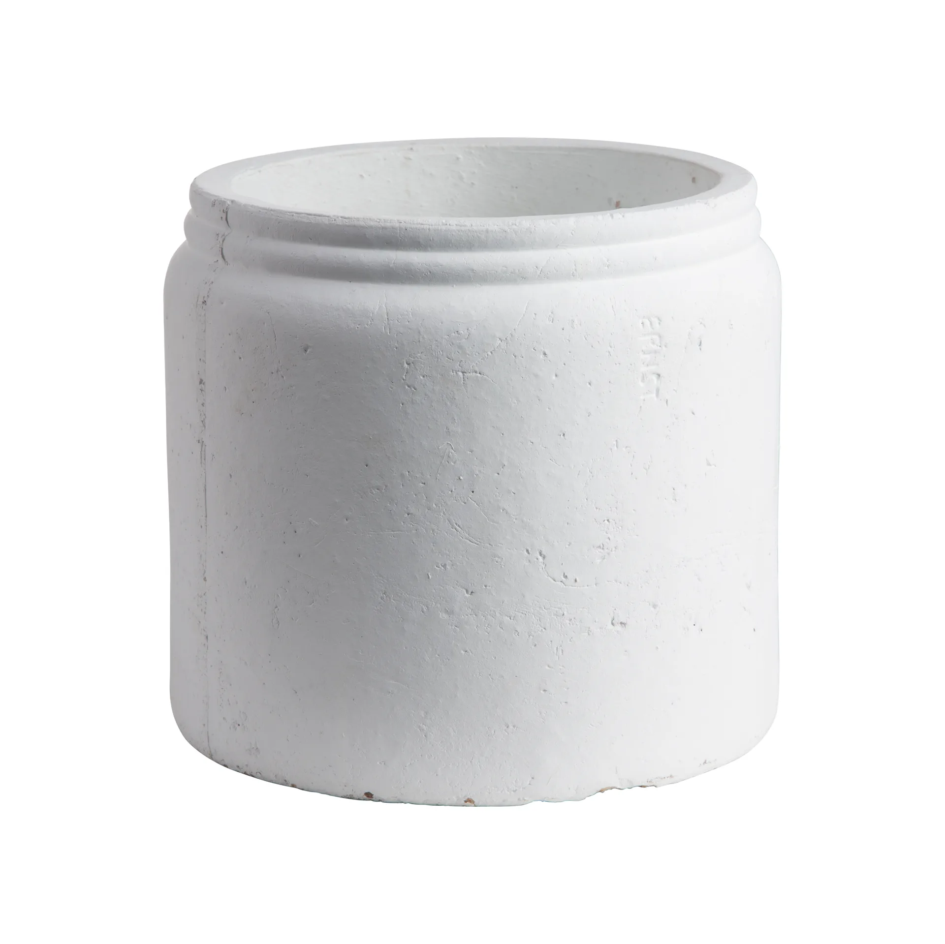 Cache-pot rustique Ernst petit, Blanc ERNST