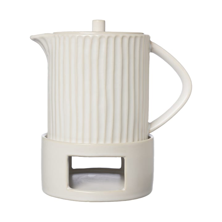Carafe à glögg avec réchaud Ernst, Blanc naturel ERNST