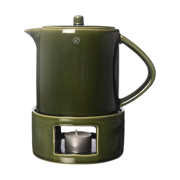 Carafe à glögg avec réchaud Ernst - Vert - ERNST