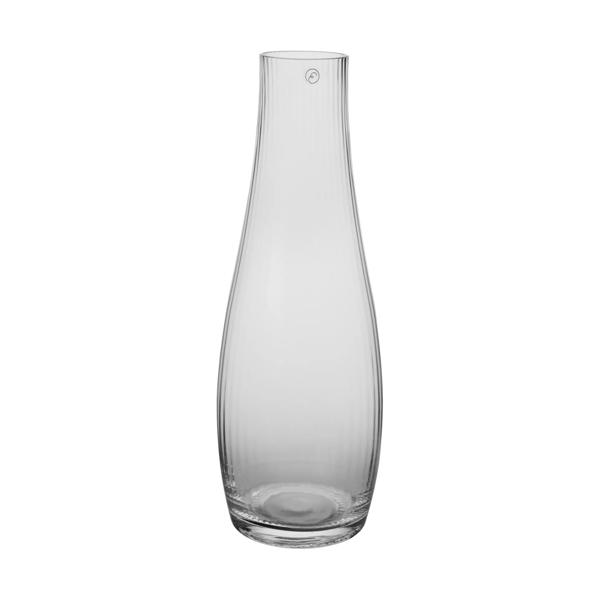 Carafe Ernst en verre strié, Transparent, Ø10x28 cm ERNST