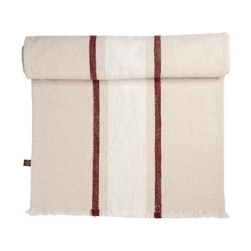 Chemin de table Ernst - Nature-blanc-rouge, 45x150 cm - ERNST