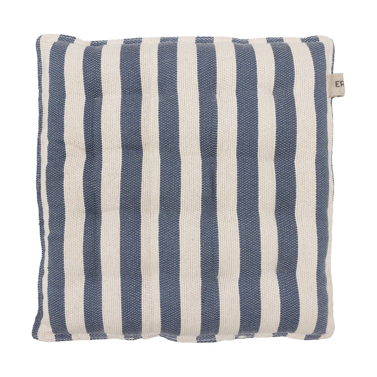 ERNST Coussin de chaise Ernst 40x40 cm Blanc-bleu | Design Scandinave | Coussins de chaises | Blanc