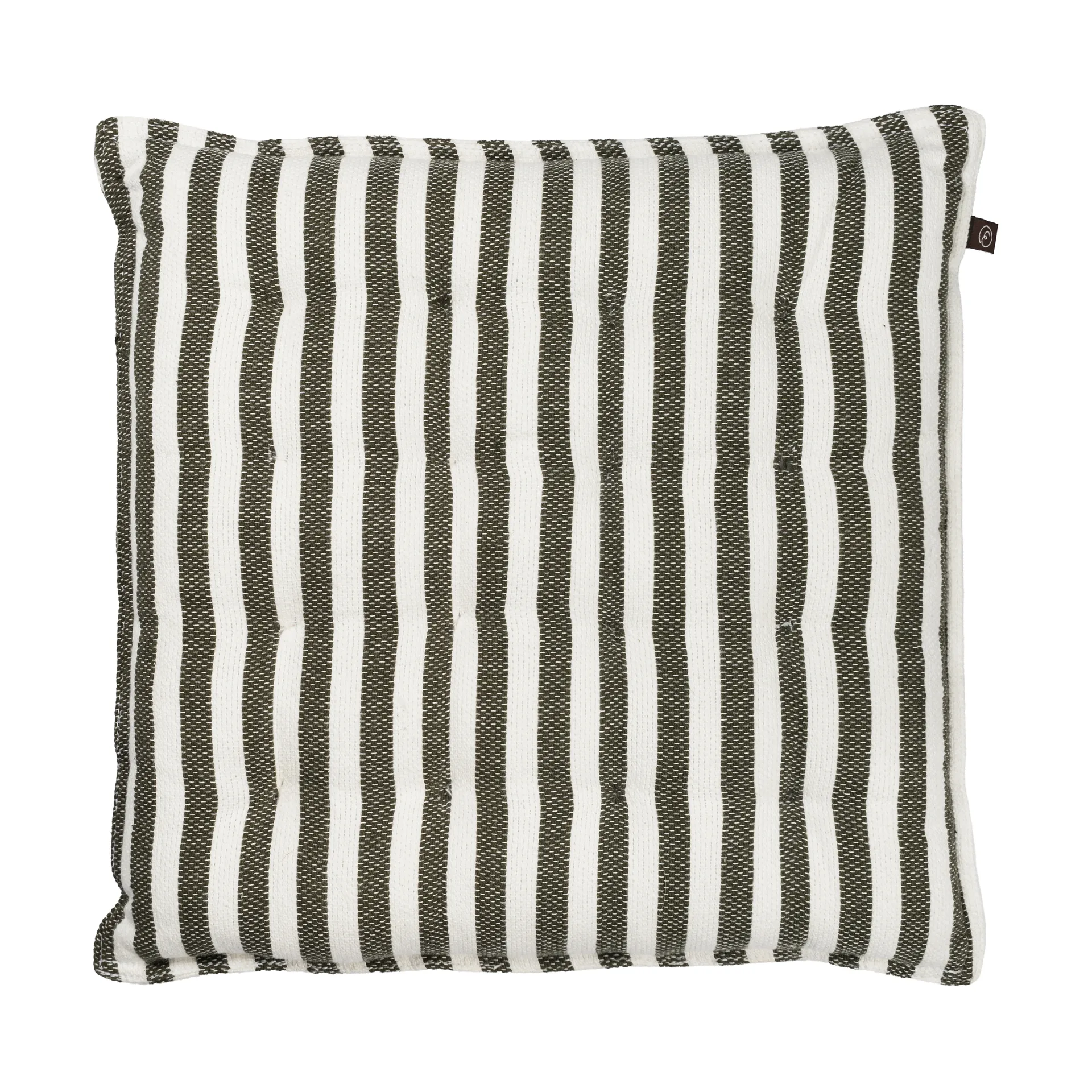 Coussin de chaise Ernst 40x40 cm, Sauge, blanc ERNST