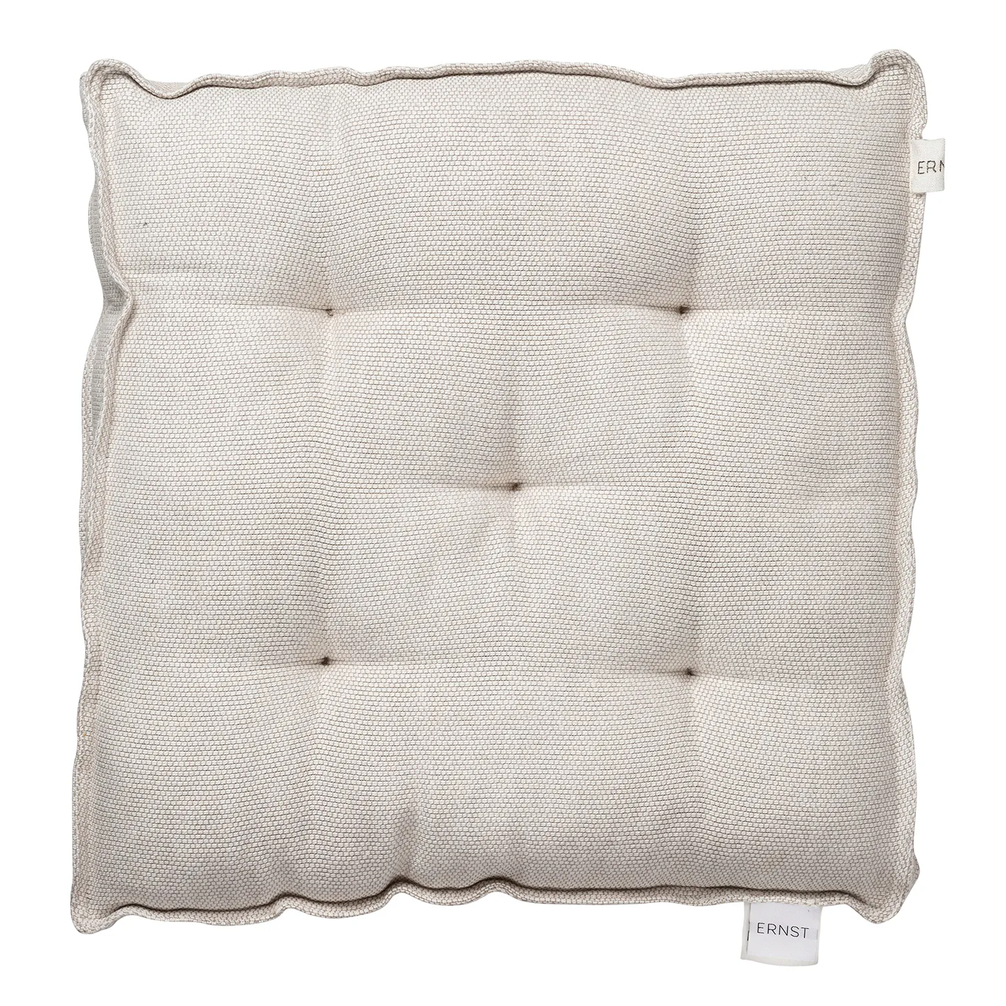 Coussin de chaise Ernst 45x45 cm, Blanc nature ERNST