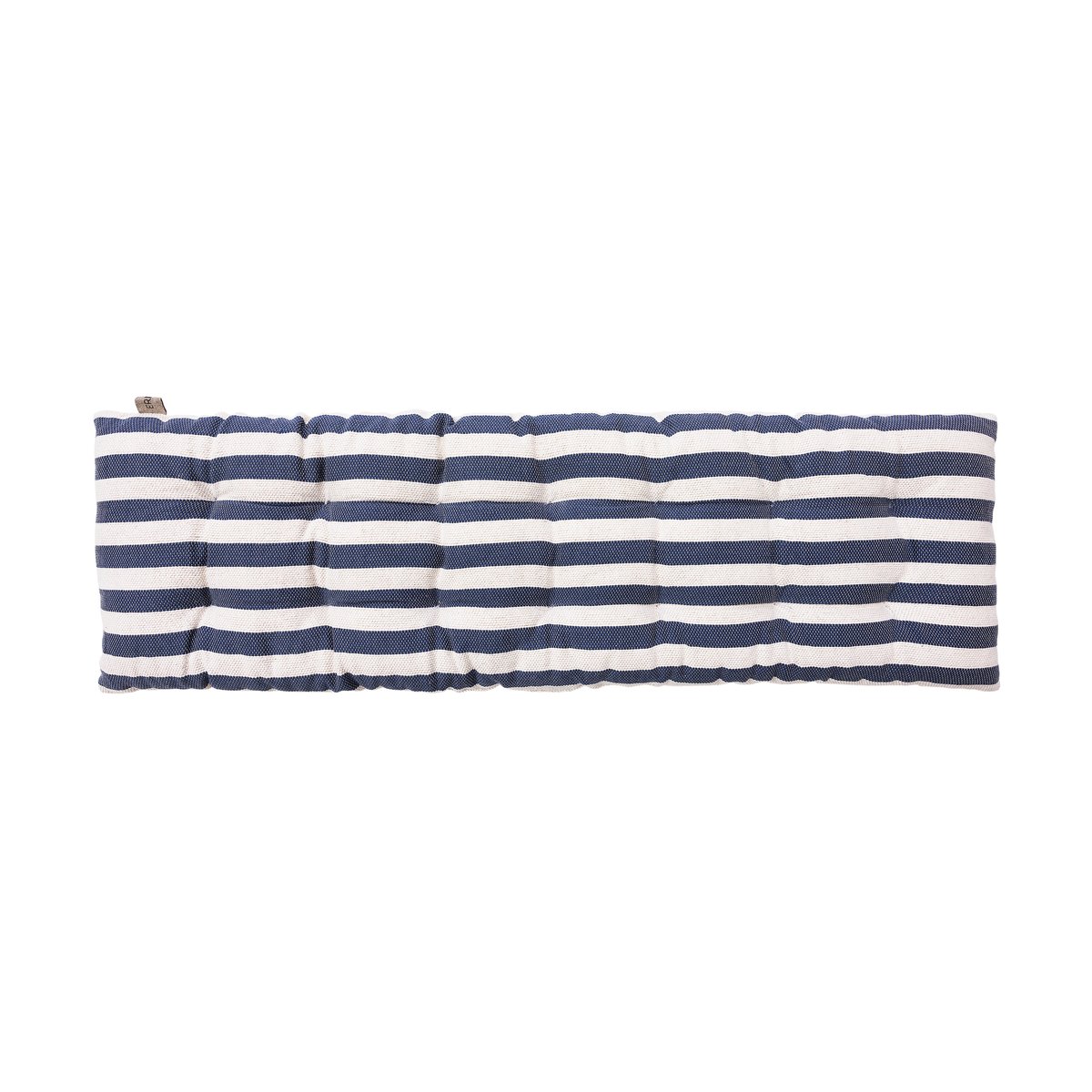 ERNST Coussin Ernst 30x100 cm Blanc-bleu | Design Scandinave | Coussins de chaises | Blanc