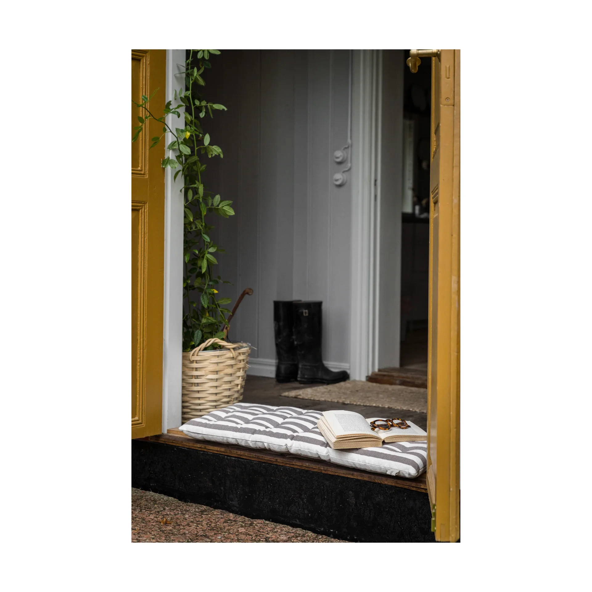 Coussin Ernst 30x100 cm, Taupe-Naturelle ERNST