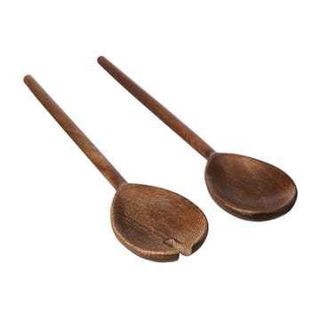 Couverts à salade Ernst bois de manguier 2 Pièces - Marron foncé - ERNST