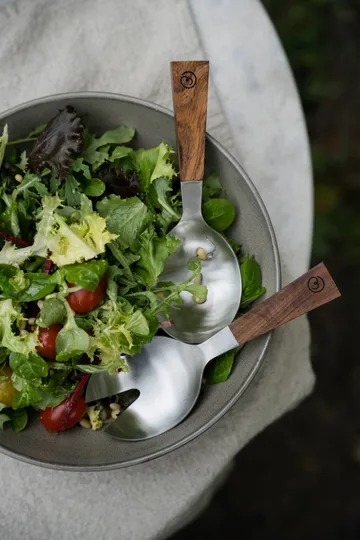 Couverts à salade Ernst, lot de 2 - Acacia, 18 cm - ERNST