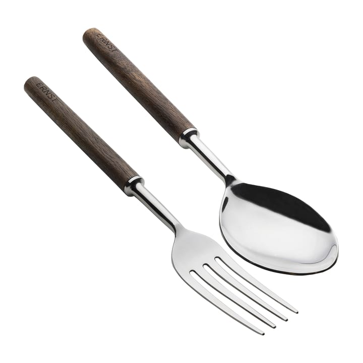 Couverts à salade Ernst, lot de 2 - Marron foncé - ERNST