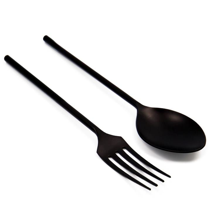 Couverts à salade Ernst métal - Noir - ERNST