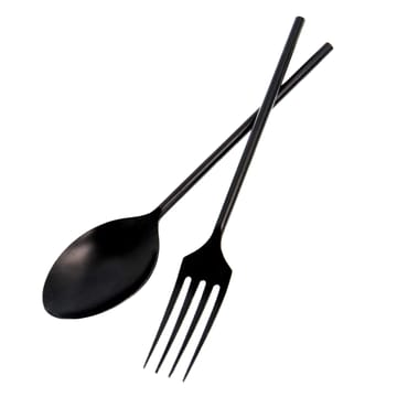 Couverts à salade Ernst métal - Noir - ERNST
