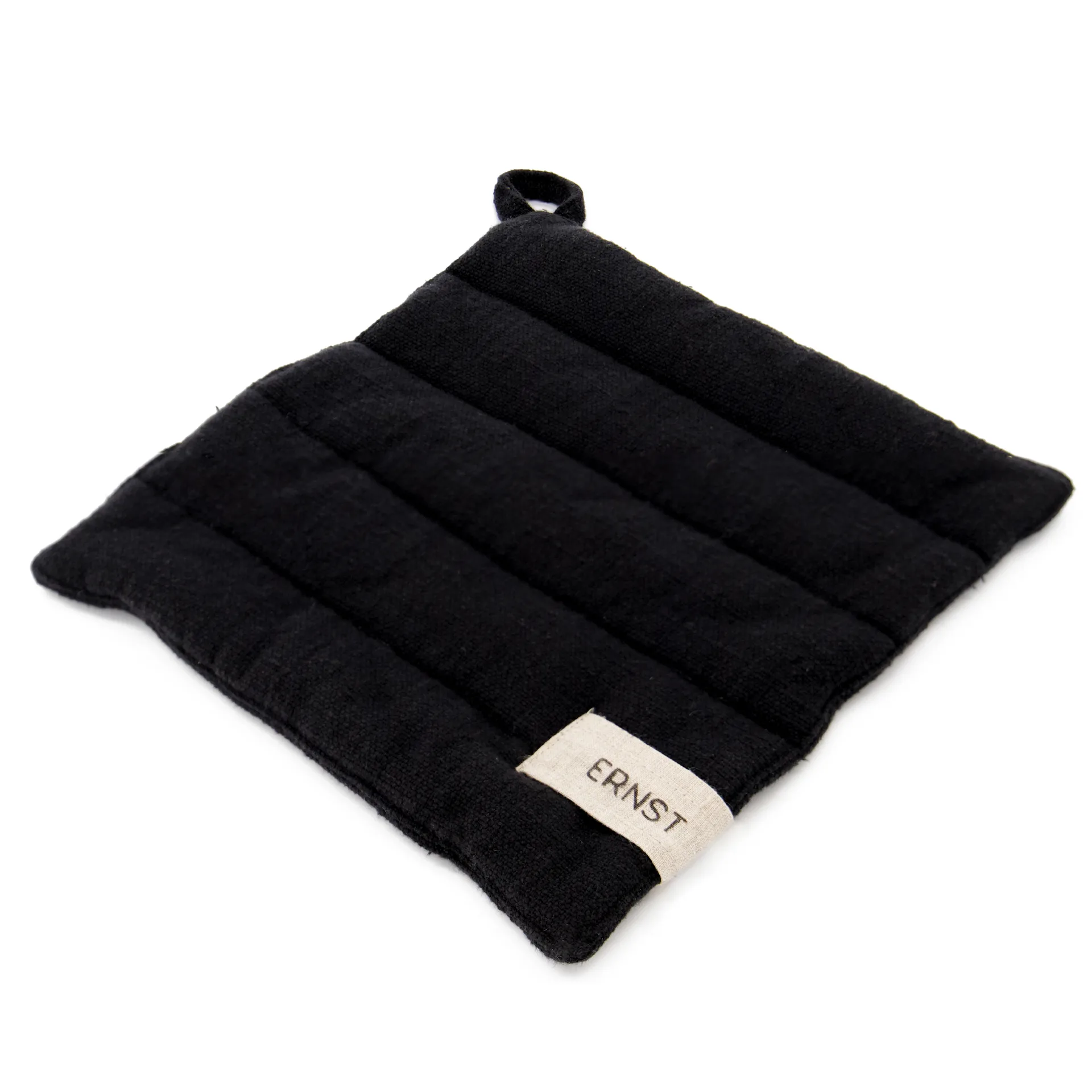 Dessous de plat Ernst coton, Noir ERNST