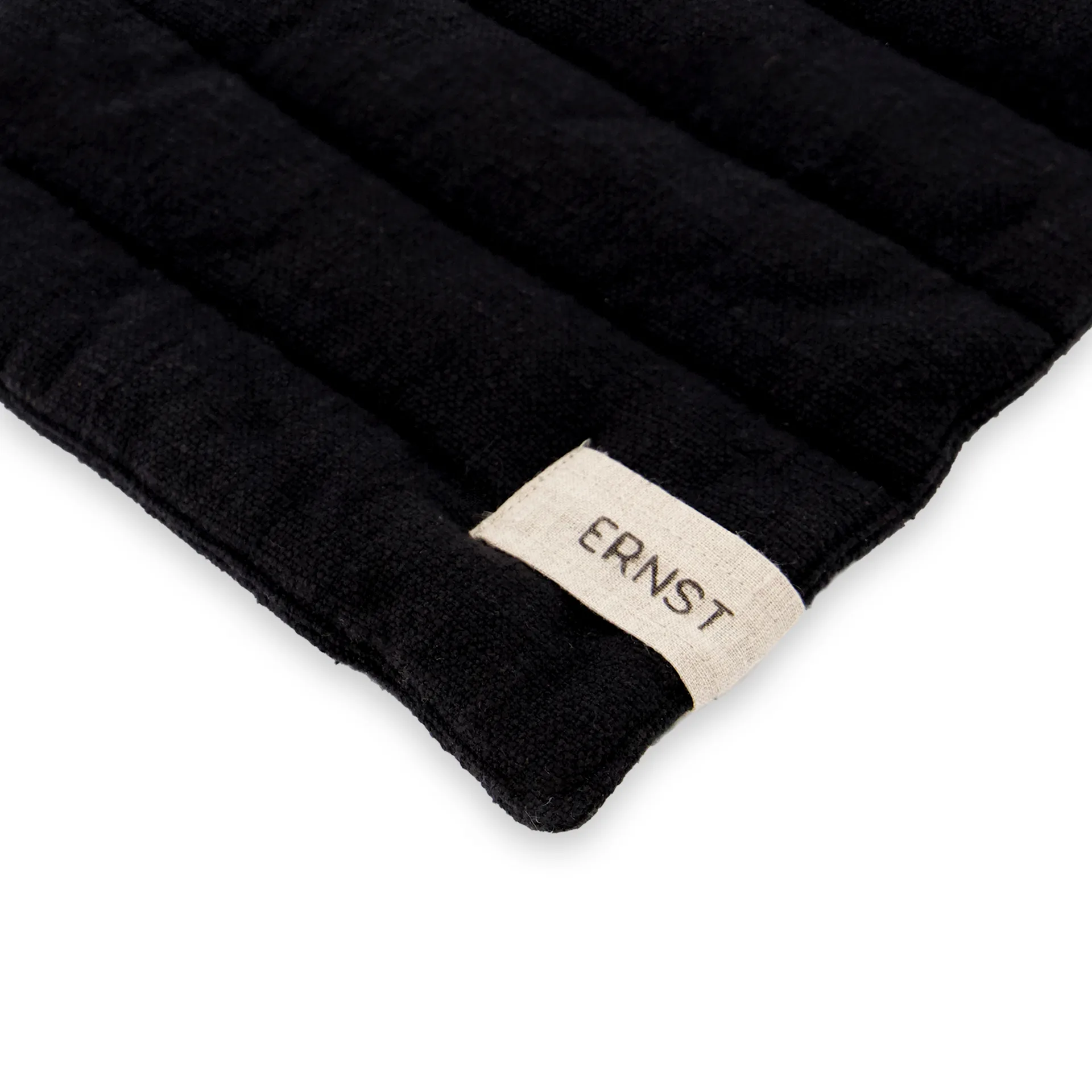 Dessous de plat Ernst coton, Noir ERNST