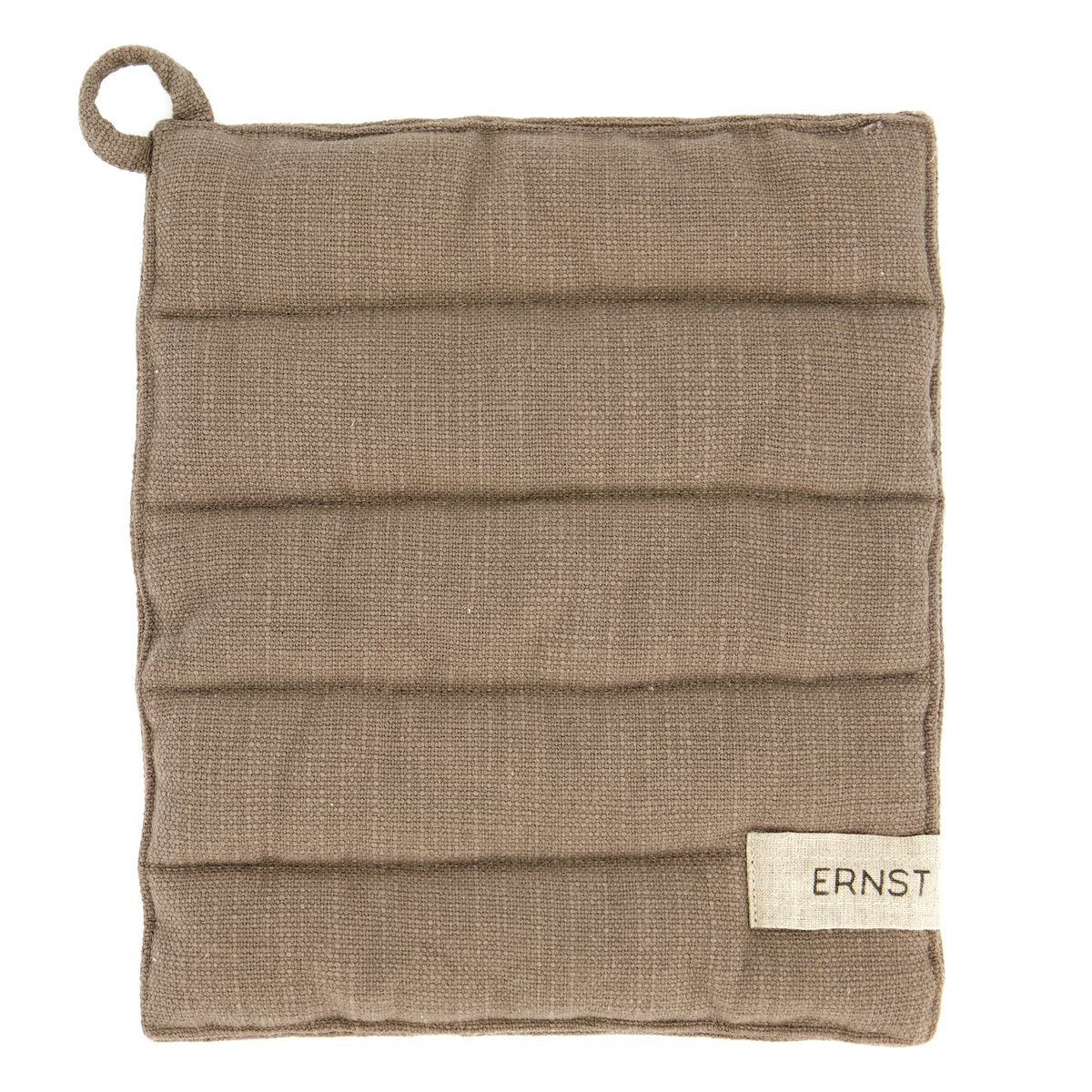 ERNST Dessous de plat Ernst coton Taupe | Design Scandinave | Maniques & gants isolants | Marron
