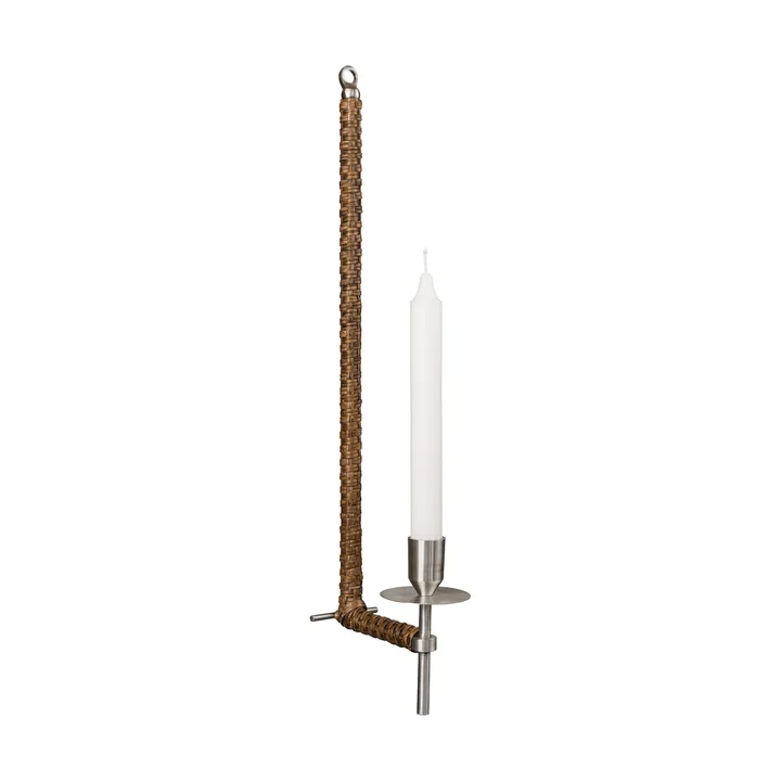 Ernst applique murale tressée - Acier brossé, 47 cm - ERNST